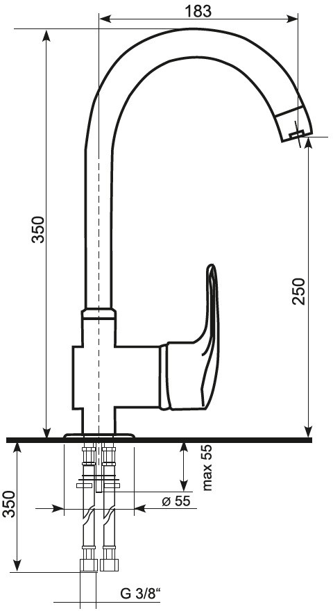 Смеситель EcoStone ES-04-331 детальное изображение - 11