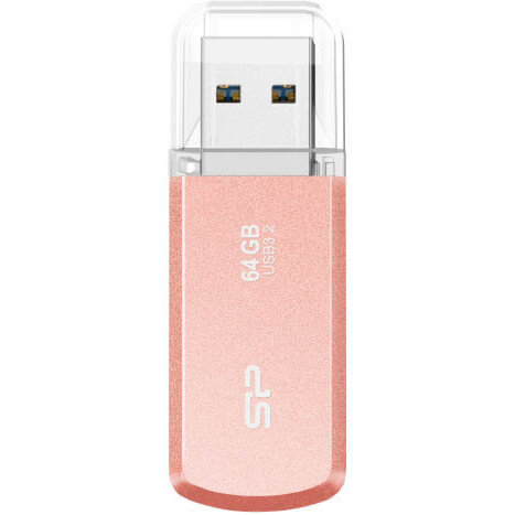 USB Flash накопитель Silicon Power Helios 202 (SP064 ГБUF3202V1P) 64 ГБ, розовый детальное изображение - 1