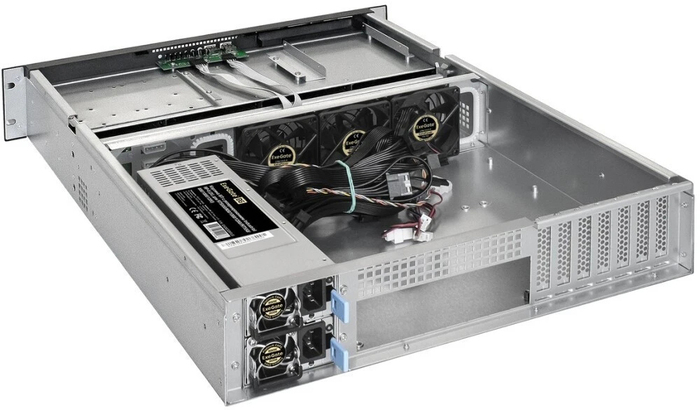 Серверный корпус ExeGate Pro 2U550-HS08/Redundant 2x1000W, 1000 Вт, Черный №2