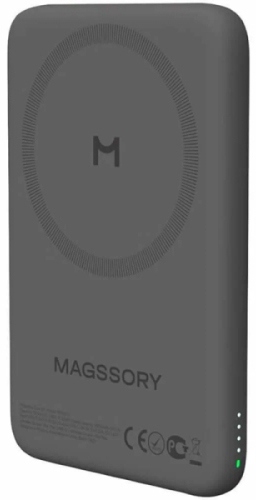 Внешний аккумулятор Magssory Core 5K (PBN003m), 5000 мАч, Темно-серый детальное изображение - 3