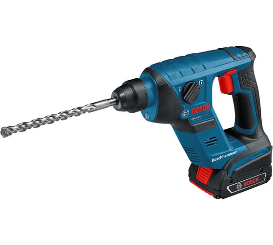 Аккумуляторный перфоратор Bosch GBH 18 V-LI Compact (2х3 А·ч), 1 Дж, 4950 уд/мин детальное изображение - 1