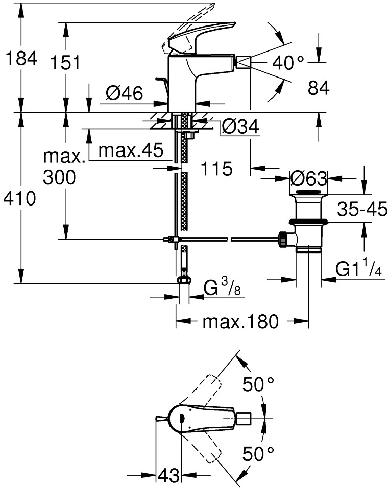 Смеситель Grohe Eurosmart 32929003 детальное изображение - 5