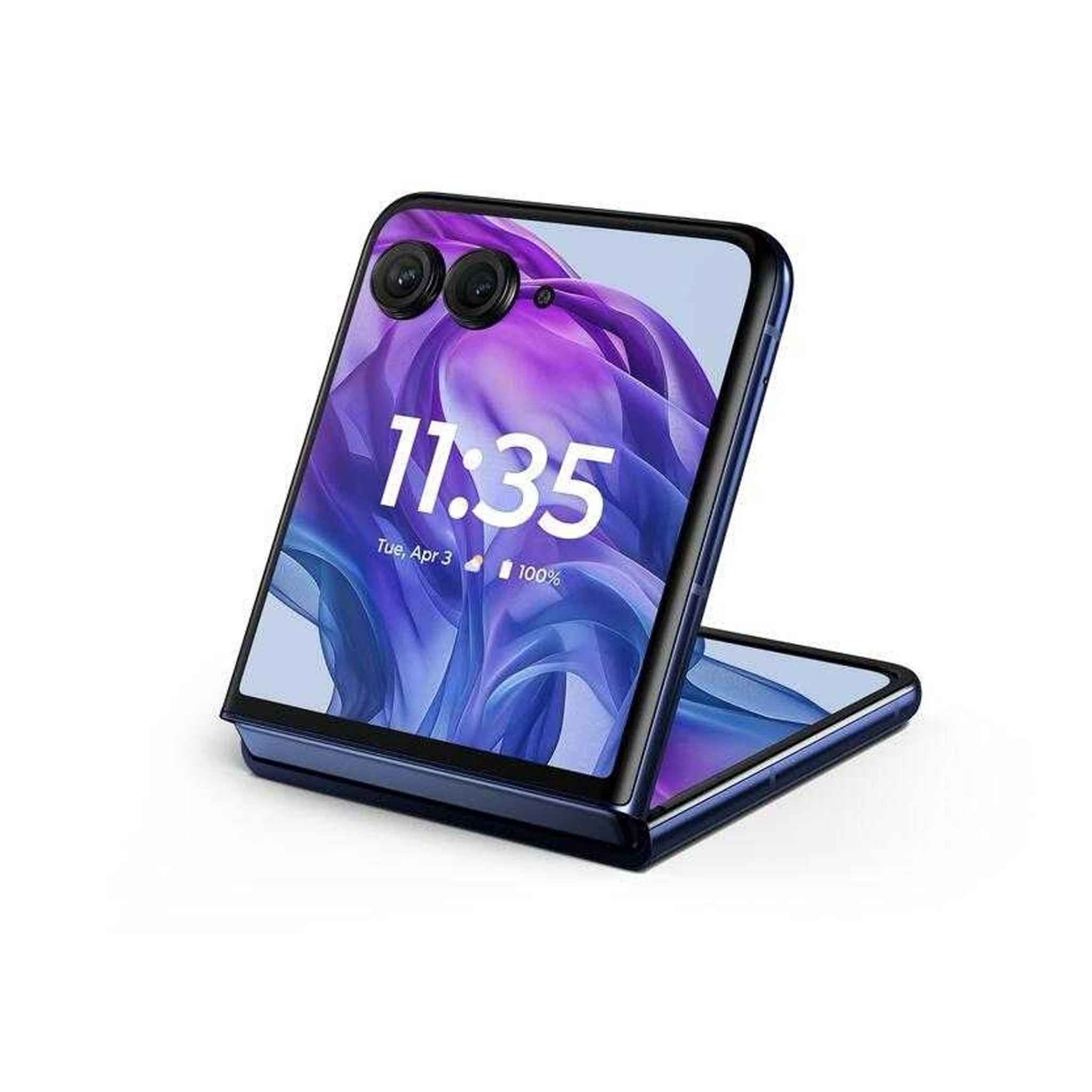 Смартфон Motorola Razr 50 Ultra 256 Гб, синий, Dual nano SIM + eSIM детальное изображение - 2