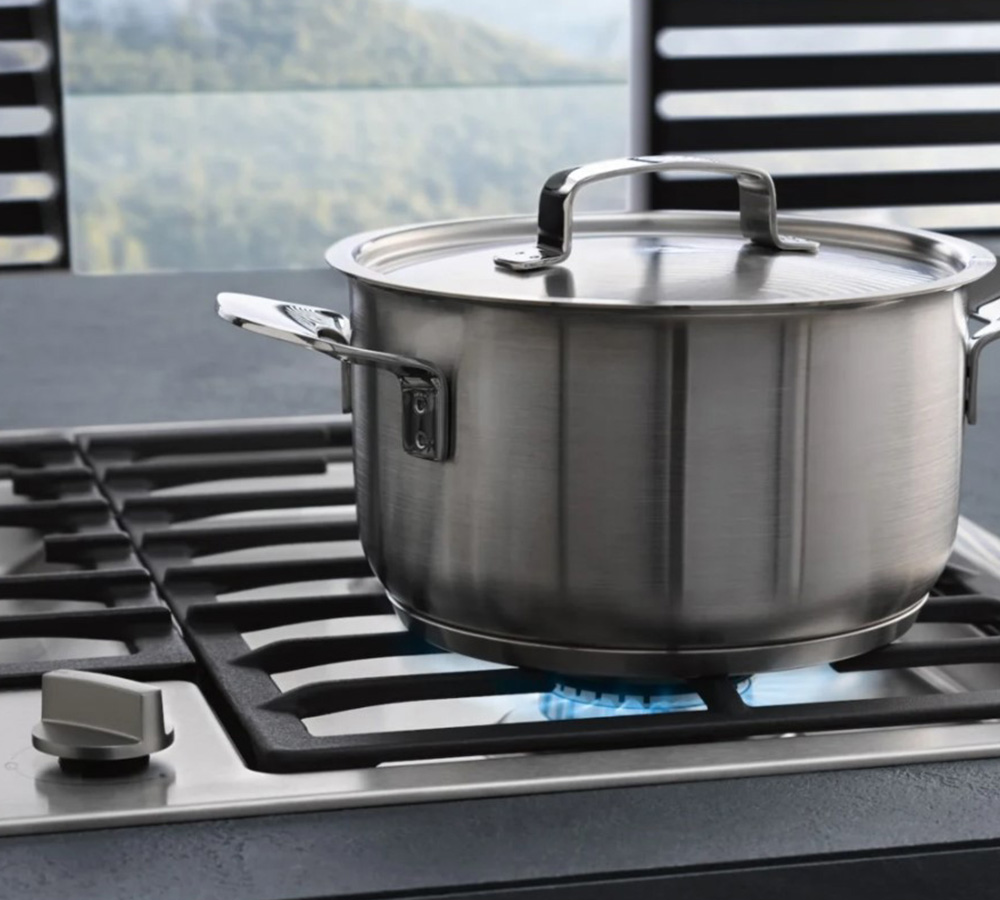 Газовая варочная панель Miele KM 2356-1, Серебристый детальное изображение - 4