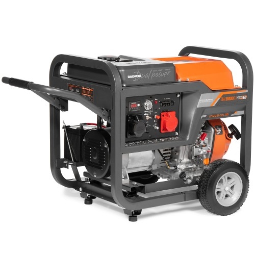 Генератор дизельный с воздушным охлаждением DAEWOO DDAE 9000DXE-3, открытый, 7.2 кВт, Черный детальное изображение - 5