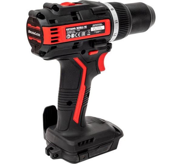 Аккумуляторная дрель-шуруповерт KEYANG DD20BLA-70C (Bare), 18 В, 70 Нм, 5 А·ч детальное изображение - 4