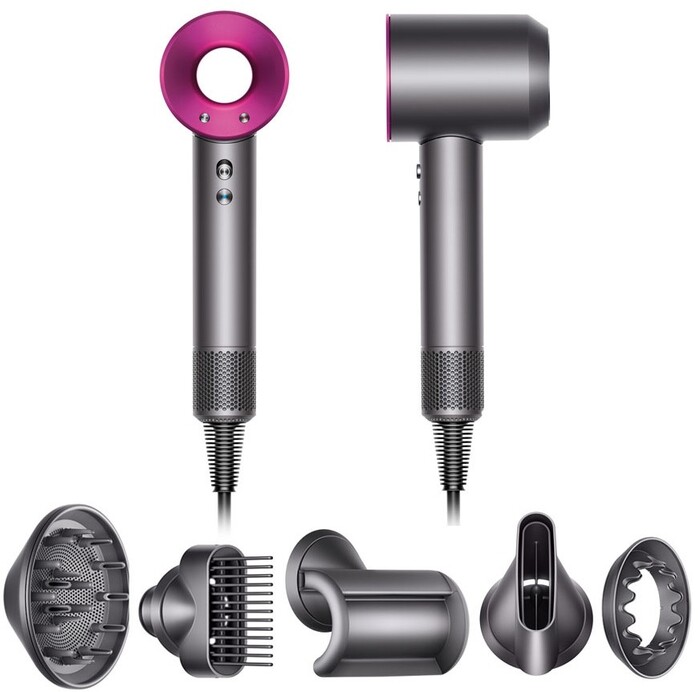Фен Dyson Supersonic HD07 UK, Nickel/Fuchsia №3