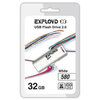 USB Flash накопитель Exployd 580 32 ГБ, белый вариант - 1