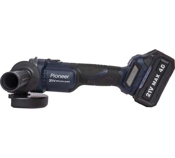 УШМ беспроводная Pioneer Pioneer AG-E20V-125-01B, 125 мм, 5000 об/мин детальное изображение - 3