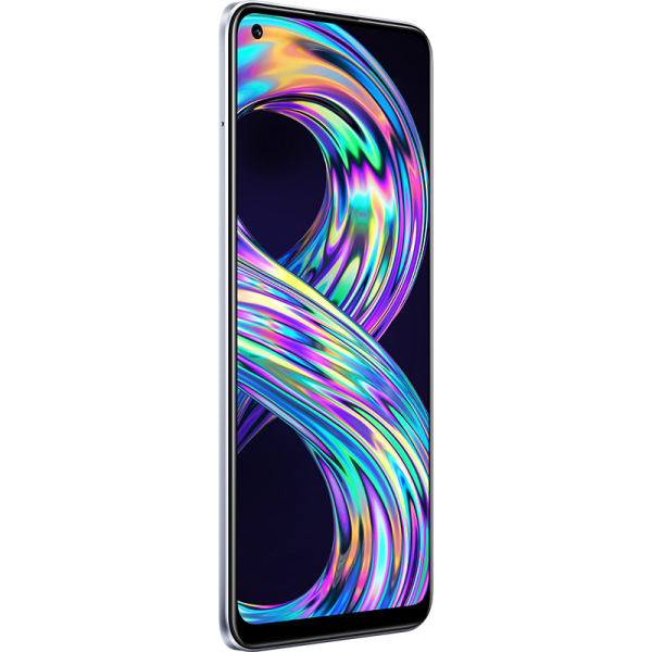 Смартфон Realme 8 64 ГБ, Серебристый, Dual nano SIM детальное изображение - 2