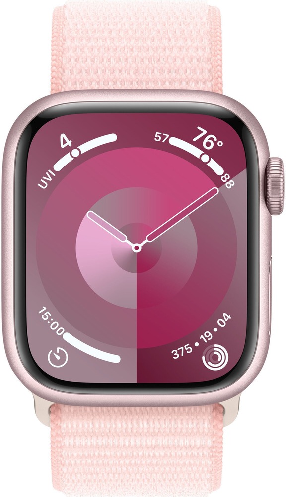 Умные часы Apple Watch Series 9 Pink Aluminium, Pink Sport Loop 41 мм, Розовый №2