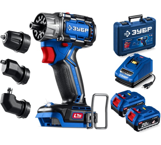 Дрель-шуруповерт ЗУБР DB-50-42-H3, 50 Нм, 20 В детальное изображение - 1