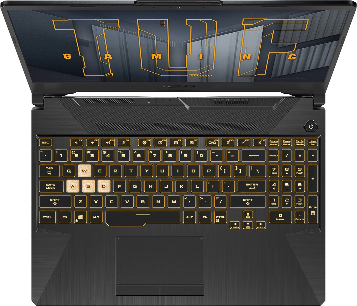 Ноутбук Asus TUF Gaming F15 FX506HE-HN012, Intel Core i5 11400H, RAM 16 ГБ, Черный, SSD 512 ГБ, GeForce RTX 3050 Ti, без ОС детальное изображение - 12