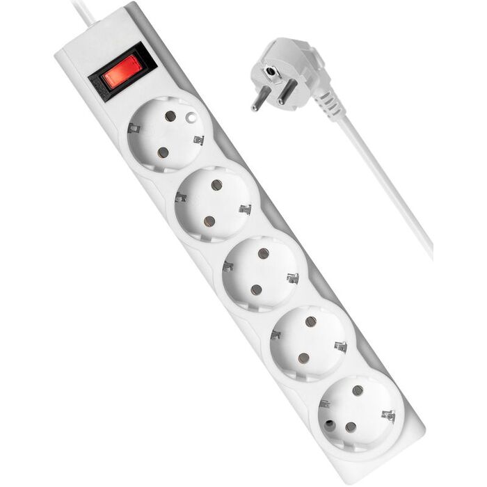 Сетевой фильтр Defender ILS 351, 1.8 м, Белый №3