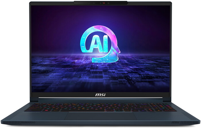 Ноутбук MSI Stealth 16 AI Studio A1VIG, RAM 32 ГБ, Звездно синий, SSD 2048 ГБ, RTX 4090 №1