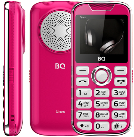 Мобильный телефон BQ 2005 Disco, 32 Мб, Розовый, Dual mini-SIM детальное изображение - 2