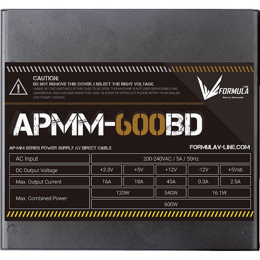 Блок питания Formula APMM-600BD, 600 Вт детальное изображение - 4