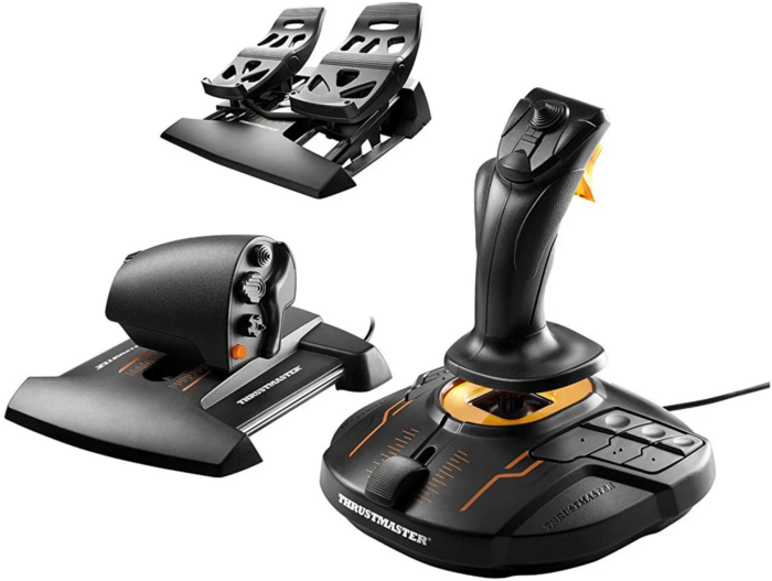 Джойстик + рычаг + педали ThrustMaster T-16000M FCS Flight Pack, Черный №1