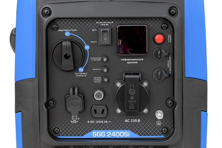 Генератор бензиновый ТСС SGG 2400Si 060028, 2 кВт, Синий детальное изображение - 2