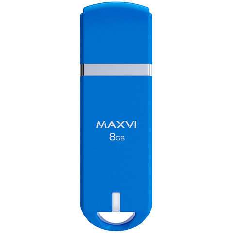 USB Flash накопитель MAXVI P3 Sky 8 ГБ, синий детальное изображение - 3