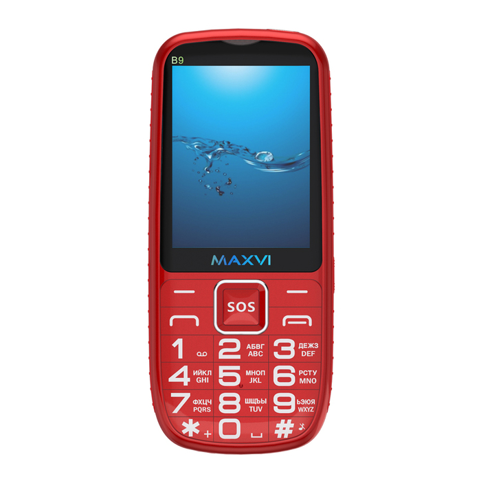 Мобильный телефон MAXVI B9, 32 Мб, Красный, Dual mini-SIM №5