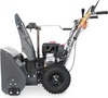 Снегоуборщик бензиновый VILLARTEC WB5561E, 5.5 л.с., 4200 Вт, Серый/Оранжевый вариант - 3