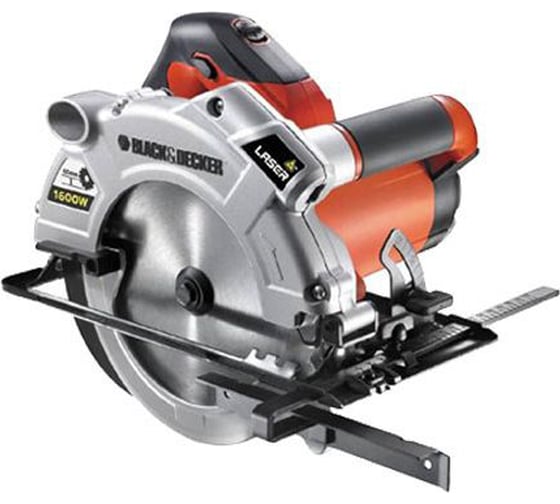 Дисковая пила BLACK&DECKER KS 1600 LK, 190 мм, 5000 об/мин, 1600 Вт детальное изображение - 1