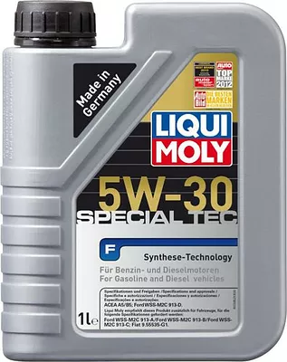 Моторное масло Liqui Moly Leichtlauf 5W-30 Special F, 8063, 1 л  детальное изображение - 1