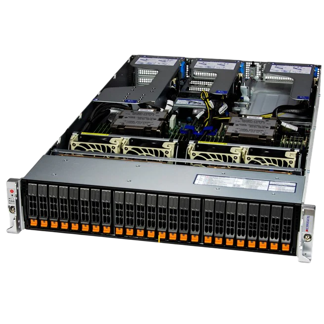 Серверная платформа SuperMicro AS-2125HS-TNR, 1600 Вт детальное изображение - 2
