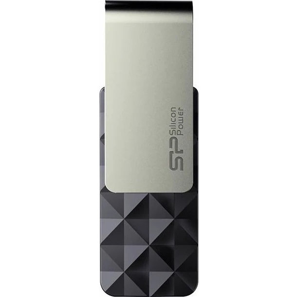 USB Flash накопитель Silicon Power Blaze B30 (SP032 ГБUF3B30V1K) 32 ГБ, черный детальное изображение - 1