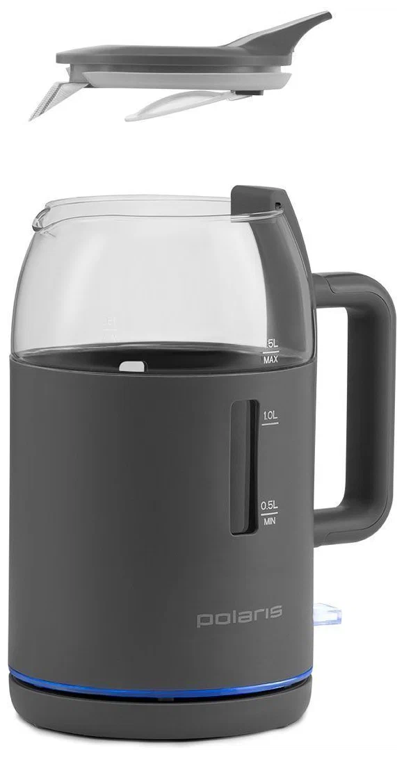 Электрочайник Polaris PWK 1545CGL, Графитовый детальное изображение - 3