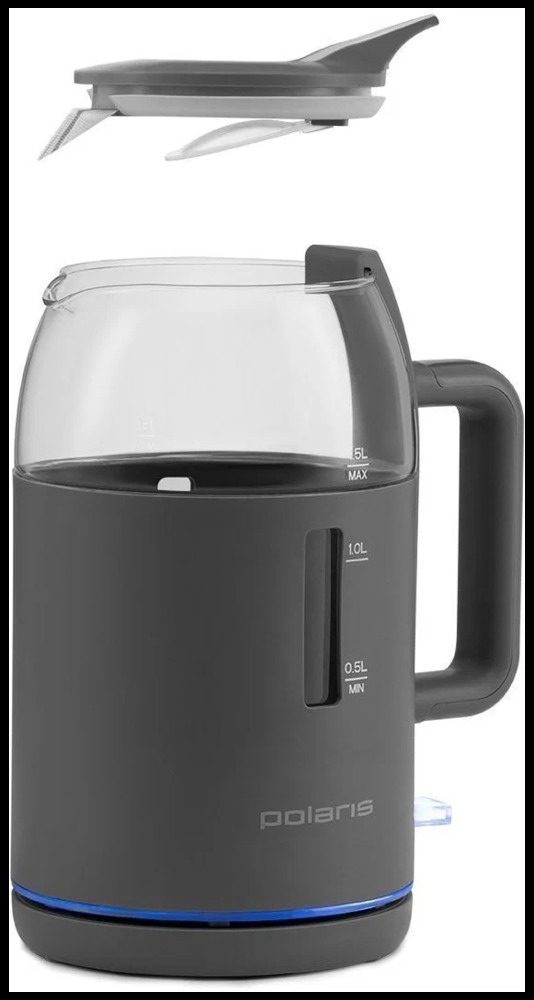Электрочайник Polaris PWK 1545CGL, Графитовый №3