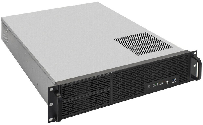 Серверный корпус ExeGate Pro 2U550-06/2U2088/Redundant 2x550W, 550 Вт, Черный №1