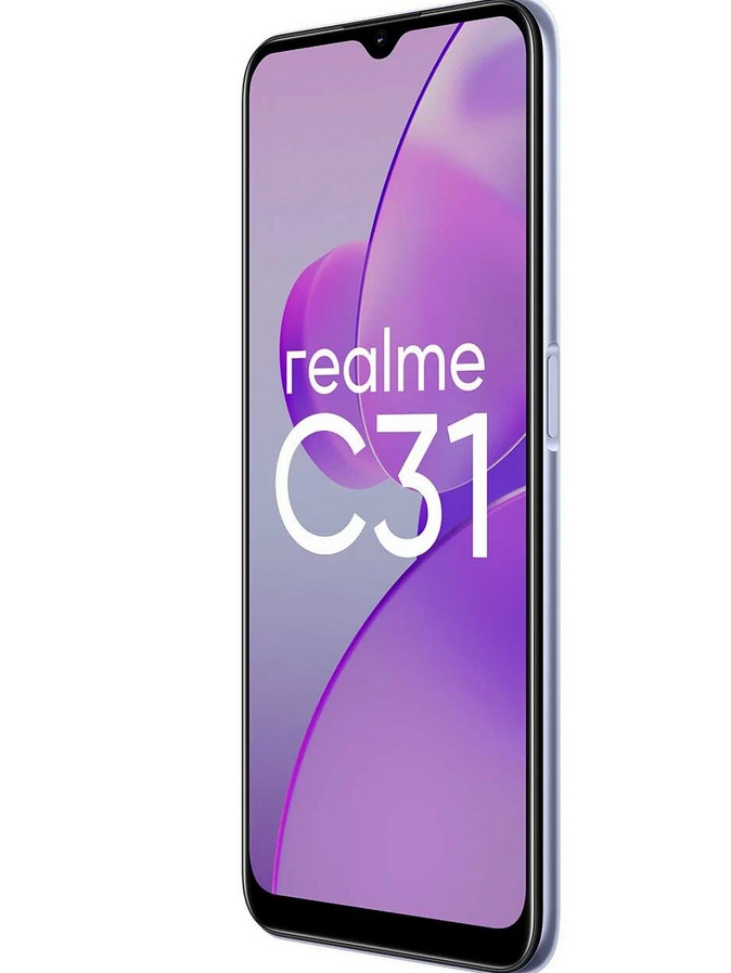 Смартфон Realme C31 64 ГБ, Dual nano SIM, Светло-серебристый детальное изображение - 4