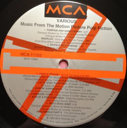 Виниловая пластинка OST Pulp Fiction LP детальное изображение - 4