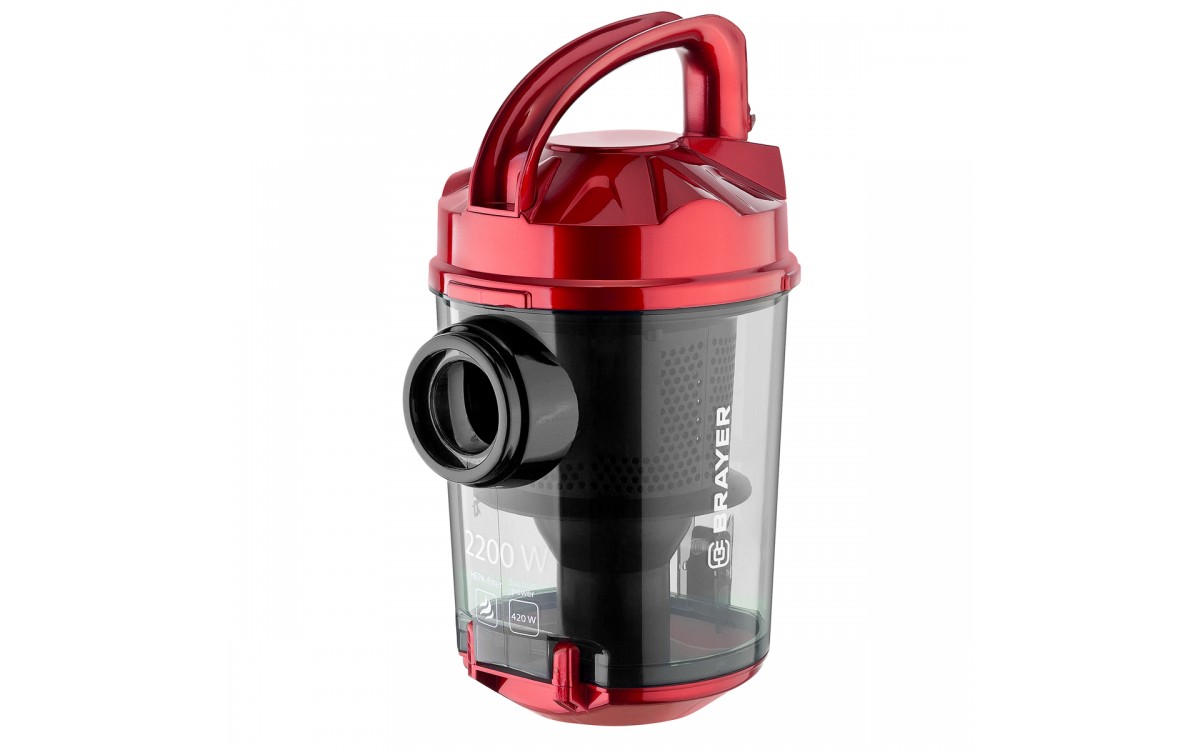 Пылесос Brayer BR4202, Черный/Красный детальное изображение - 3