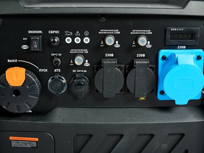 Генератор бензиновый VILLARTEC GI 808, 8 кВт, Оранжевый детальное изображение - 3