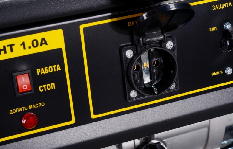 Генератор бензиновый HUTER HT 1.0A 64/1/132, 1 кВт, Черный детальное изображение - 7