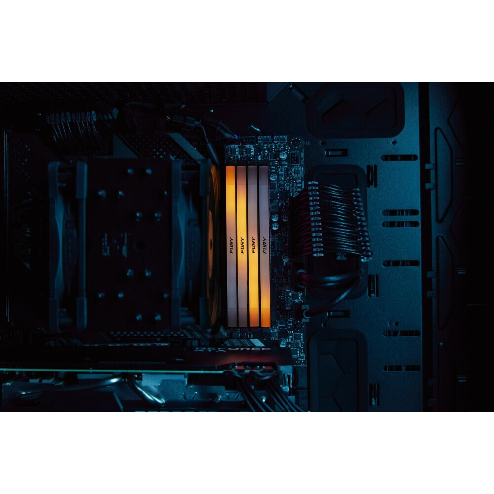 Оперативная память Kingston Fury Renegade RGB DDR4 3200MHz, KF432C16RB2A/32, 32 Гб детальное изображение - 8