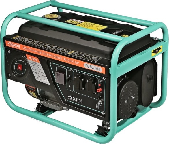 Генератор бензиновый Sturm PG8735N, 3 кВт, Зеленый детальное изображение - 1