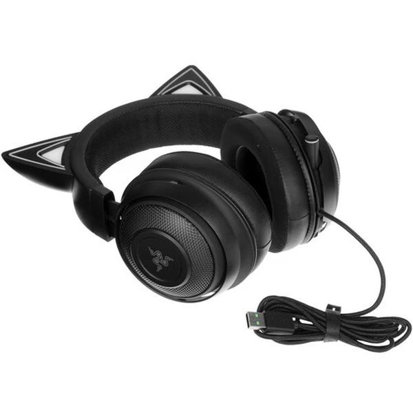 Проводные наушники Razer Kraken Kitty Edition, Черный детальное изображение - 5