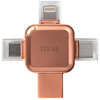 USB Flash накопитель SmartBuy MC15A Metal Quad (SB128 ГБMC15A) 128 ГБ, розовый вариант - 1
