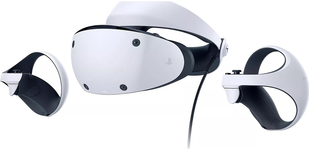 Шлем виртуальной реальности Sony PlayStation VR2 + Игра Horizon Call of the Mountain, Белый детальное изображение - 2
