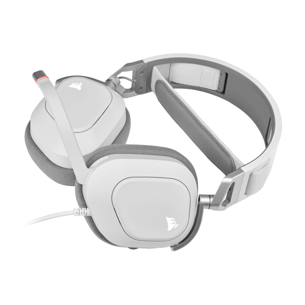 Проводные наушники Corsair HS80 RGB Wireless, Белый детальное изображение - 3