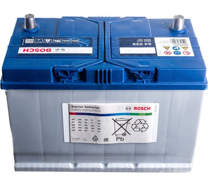 Аккумулятор BOSCH Silver EN830 L+, прямая, 0092S40290 95 А·ч детальное изображение - 2