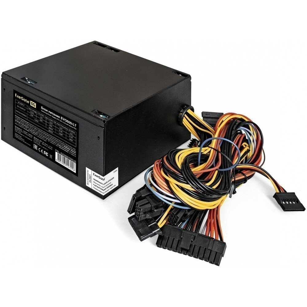 Блок питания ExeGate EVO600-LT (EX289070RUS), 600 Вт детальное изображение - 3