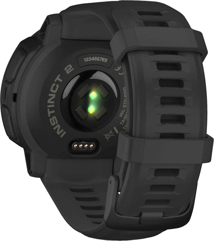 Смарт-часы Garmin Instinct 2 Graphite, 45 мм, Черный №4