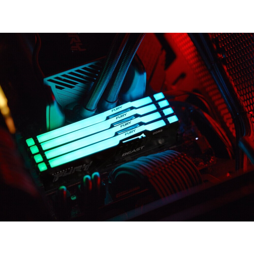 Оперативная память Kingston Fury Beast Black RGB DDR5 6000MHz, KF560C36BBEA-8, 8 Гб детальное изображение - 6
