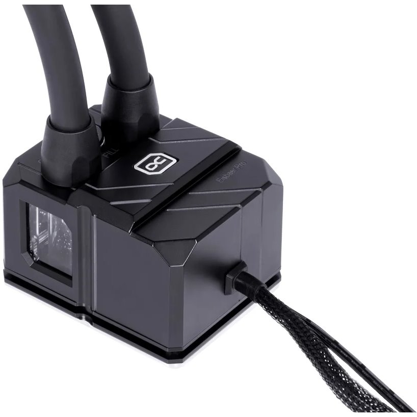 Система жидкостного охлаждения Alphacool Eisbaer Pro Aurora 360 CPU AIO, Черный детальное изображение - 3