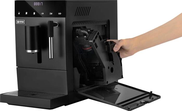 Кофемашина Vitek Metropolis VT-8701, Черный №5